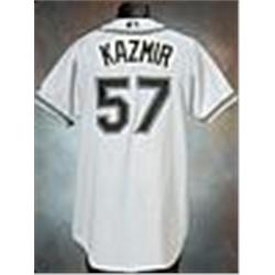 2004 Scott Kazmir Rookie Tampa Bay Devil Rays Game-Used Home Jersey