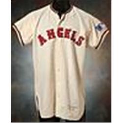 1969 Bill Harrelson California Angels Coaches Home Flannel Jersey