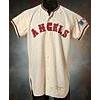 Image 1 : 1969 Bill Harrelson California Angels Coaches Home Flannel Jersey
