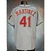 Image 1 : 2004 Victor Martinez Cleveland Indians Game-Used Road Jersey (Indians Charities LOA)