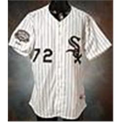 1991 Carlton Fisk Chicago White Sox Game-Used & Autographed Home Jersey (JSA)
