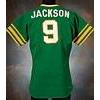 Image 1 : 1975 Reggie Jackson Oakland Athletics Game-Used Green Road Jersey