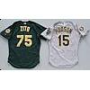 Image 1 : 2001 Tim Hudson Oakland Athletics Game-Used Road Jersey & Barry Zito Game-Used Alternate Jersey (2)