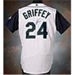 1998 Ken Griffey Jr. Seattle Mariners Game-Used & Autographed Home Vest with Undershirt (2) (JSA)