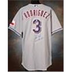 2003 Alex Rodriguez Texas Rangers Game-Used & Autographed Road Jersey (JSA) (A-Rod LOA)