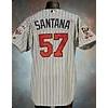 Image 1 : 2000 Johan Santana Rookie Minnesota Twins Game-Used Road Jersey