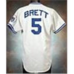 1987 George Brett Kansas City Royals Game-Used Home Jersey