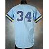 Image 1 : 1984 Rollie Fingers Milwaukee Brewers Game-Used & Autographed Road Jersey (JSA)