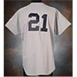 1986 Tom Seaver Boston Red Sox Game-Used Road Jersey Worn by Roger Clemens in 1987