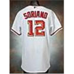 2006 Alfonso Soriano Washington Nationals Game-Used Home Jersey