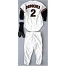 1983 Leo Durocher San Francisco Giants Coach's Worn Home Uniform (5) (Family LOA)