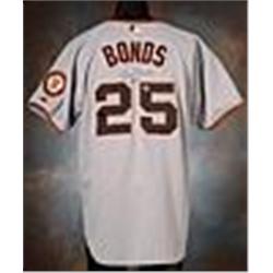 6/19/2001 Home Run #531 Barry Bonds San Francisco Giants Game-Used & Autographed Road Jersey (Bonds 