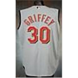 2000 Ken Griffey, Jr. Cincinnati Reds Game-Used Road Jersey