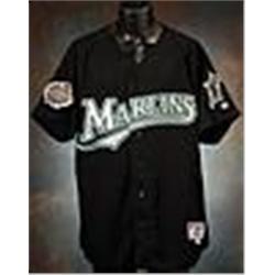 2003 Dontrelle Willis Rookie Florida Marlins Game-Used & Autographed Black Alternate World Series Je