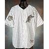 Image 1 : 2003 Miguel Cabrera Rookie Florida Marlins Game-Used Home Alternate Jersey
