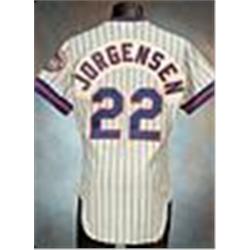 1980 Mike Jorgensen New York Mets Game-Used & Autographed Home Jersey (JSA)