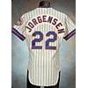 Image 1 : 1980 Mike Jorgensen New York Mets Game-Used & Autographed Home Jersey (JSA)