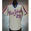 Image 1 : 1987 Howard Johnson New York Mets Game-Used Road Jersey
