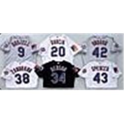 Lot of Six NY Mets Game-Used Jerseys (6)