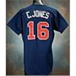 1993 Chipper Jones Rookie Atlanta Braves Game-Used Alternate Jersey (JSA)