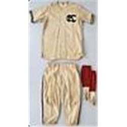 1940's Full Game-Used Uniform Attributed to the KC Monarchs of the Negro Leagues (4)