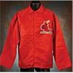 Early 1970s Dal Maxvill St. Louis Cardinals Bench Worn & Autographed Jacket (JSA)