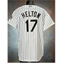 Circa 2004 Todd Helton Colorado Rockies Game-Used Home Alternate Jersey