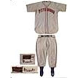 1946 Frank Frisch Pittsburgh Pirates Game-Worn Full Managers Uniform (4) (Mears Graded A9)