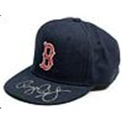 Late 1980s Roger Clemens Boston Red Sox Game-Used & Autographed Cap (JSA)