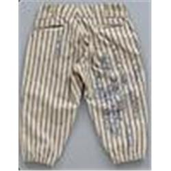 1939 Frank Crosetti NY Yankees Game-Used Home Flannel Pants Autographed by 21 Yankee Greats (JSA)