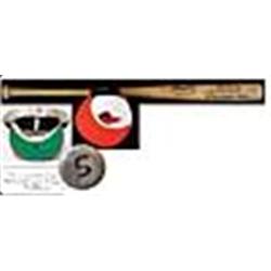 1977 Brooks Robinson Game-Used & Autographed Bat & Cap (Robinson Handwritten LOA) (JSA) (PSA/DNA)