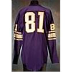 Mid 1960s Carl Eller Minnesota Vikings Game-Used Purple Durene Jersey