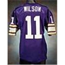 1991 Wade Wilson Minnesota Vikings Game-Used Purple Mesh Jersey