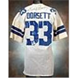 Early 1980s Tony Dorsett Dallas Cowboys Game-Used & Autographed White Mesh Jersey (JSA)