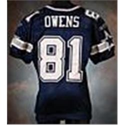 2006 Terrell Owens Dallas Cowboys Game-Used Blue Mesh Jersey