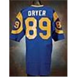 Late 1970s Fred Dryer Los Angeles Rams Game-Used Blue Mesh Jersey