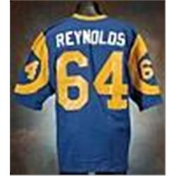 1970s Jack "Hacksaw" Reynolds Los Angeles Rams Game-Used Blue Mesh Jersey