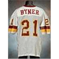 Early 1990s Earnest Byner Washington Redskins Game-Used White Mesh Jersey
