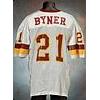 Image 1 : Early 1990s Earnest Byner Washington Redskins Game-Used White Mesh Jersey