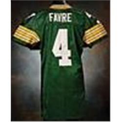 1996 Brett Favre Green Bay Packers Game-Used Green Mesh Jersey (Championship Season)