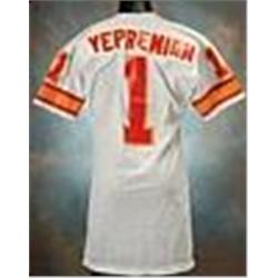Early 1980's Garo Yepremian Tampa Bay Buccaneers White Mesh Jersey