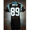Image 1 : 2006 Steve Smith Carolina Panthers Game-Used Black Mesh Jersey