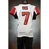 Image 1 : 12/10/06 Michael Vick Atlanta Falcons Game-Used & Autographed White Mesh Jersey & Pants (2) (JSA)