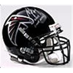 2005 Michael Vick Atlanta Falcons Game-Used and Autographed Helmet (Vick Signed LOA) (JSA)