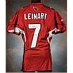 2006 Matt Leinart Rookie Arizona Cardinals Game-Used Red Mesh Jersey