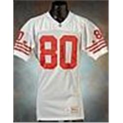 1993 Jerry Rice San Francisco 49ers Game-Used & Autographed White Mesh Jersey (JSA)