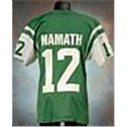 Mid 1970s Joe Namath New York Jets Game-Used Green Mesh Jersey