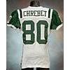 Image 1 : 2000 Wayne Chrebet New York Jets Game-Used  White Mesh Jersey