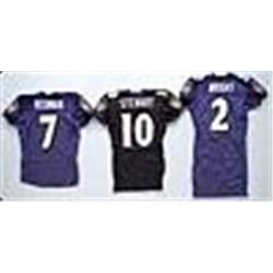 2004 Kordell Stewart Black Mesh, 2002 Anthony Wright Purple Mesh, & 2002 Chris Redman Purple Mesh Ga