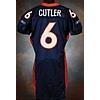 Image 1 : 2006 Jay Cutler Rookie Denver Broncos Game-Used Navy Blue Mesh Jersey